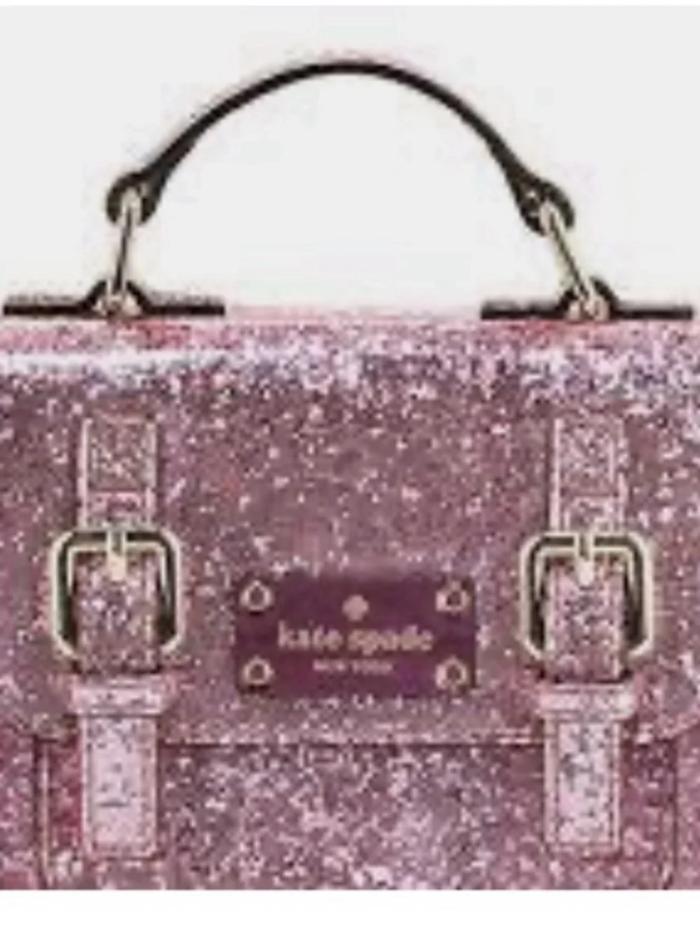 kate spade Glitter Top Handle Satchel in Pink
